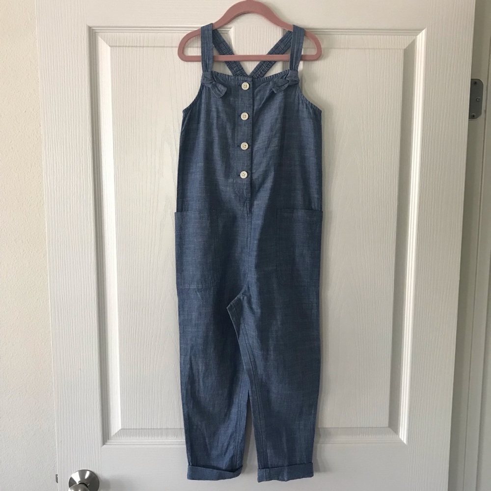 Crewcuts Chambray Romper / Jumpsuit - Size 7
